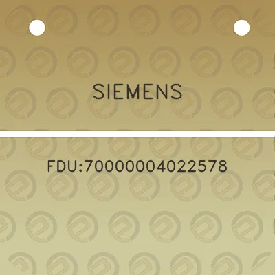 siemens-fdu70000004022578