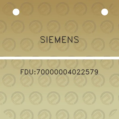 siemens-fdu70000004022579