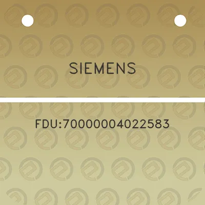 siemens-fdu70000004022583