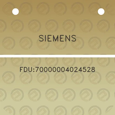 siemens-fdu70000004024528