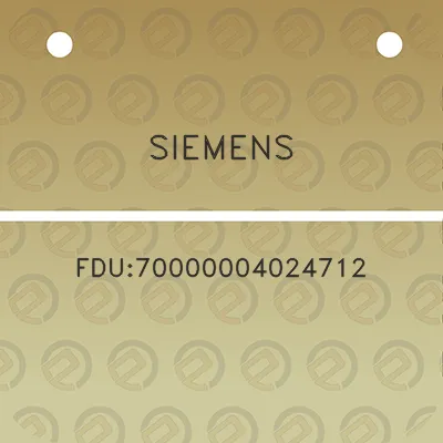 siemens-fdu70000004024712