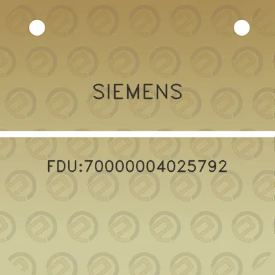 siemens-fdu70000004025792