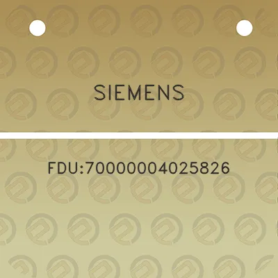 siemens-fdu70000004025826