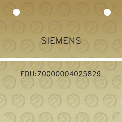 siemens-fdu70000004025829