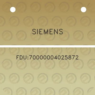 siemens-fdu70000004025872