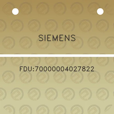 siemens-fdu70000004027822