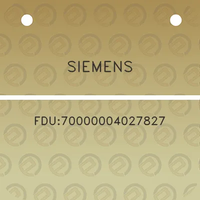 siemens-fdu70000004027827