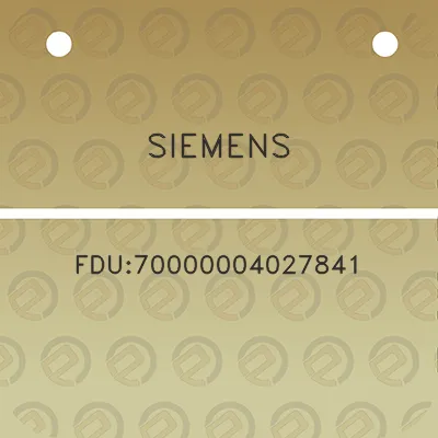 siemens-fdu70000004027841