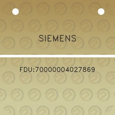 siemens-fdu70000004027869