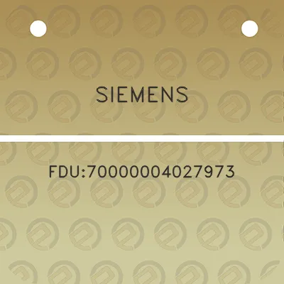 siemens-fdu70000004027973