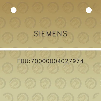 siemens-fdu70000004027974