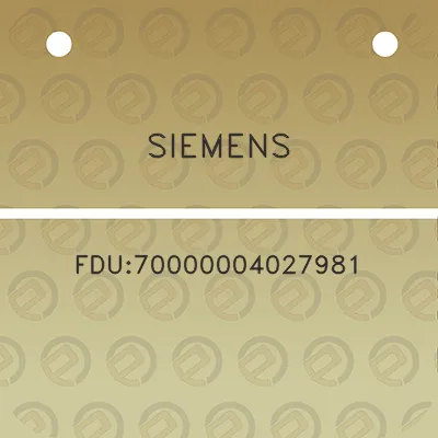 siemens-fdu70000004027981