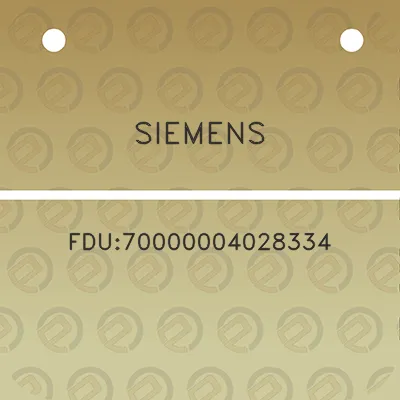 siemens-fdu70000004028334