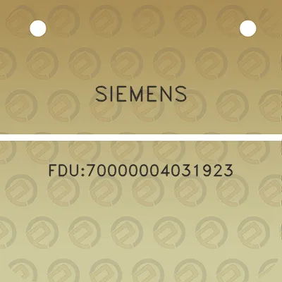 siemens-fdu70000004031923