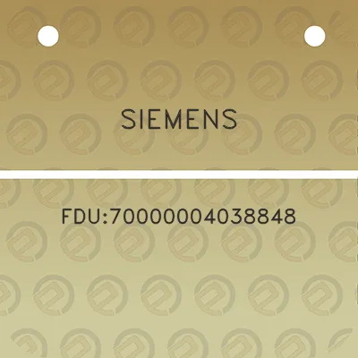 siemens-fdu70000004038848