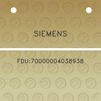 siemens-fdu70000004038938