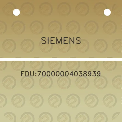 siemens-fdu70000004038939