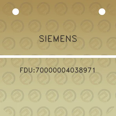 siemens-fdu70000004038971