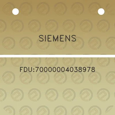 siemens-fdu70000004038978