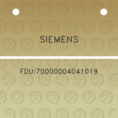 siemens-fdu70000004041019