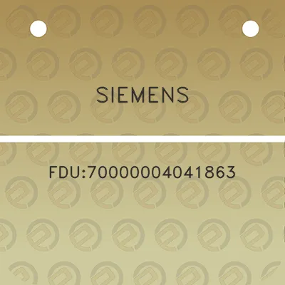 siemens-fdu70000004041863