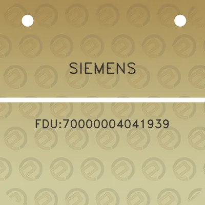 siemens-fdu70000004041939