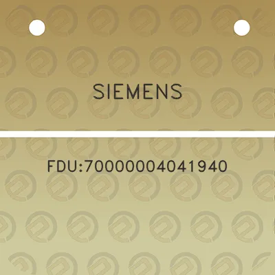 siemens-fdu70000004041940