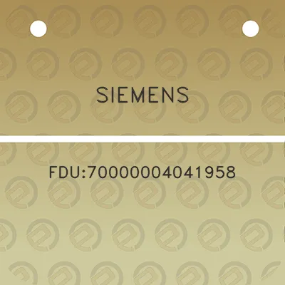 siemens-fdu70000004041958