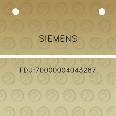 siemens-fdu70000004043287