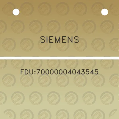 siemens-fdu70000004043545