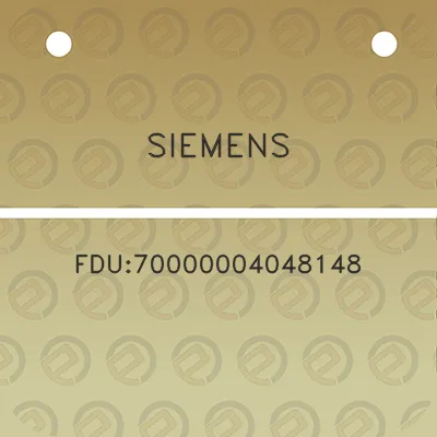 siemens-fdu70000004048148