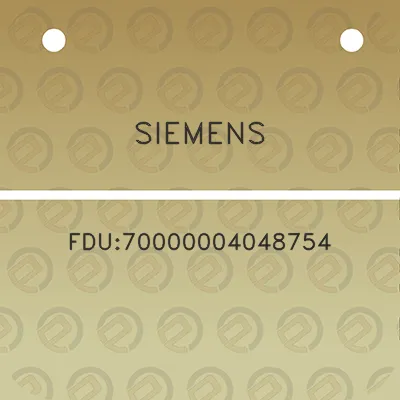 siemens-fdu70000004048754