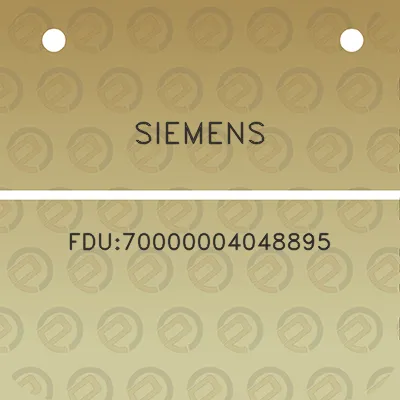 siemens-fdu70000004048895