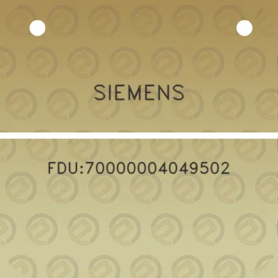 siemens-fdu70000004049502