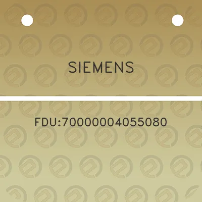 siemens-fdu70000004055080