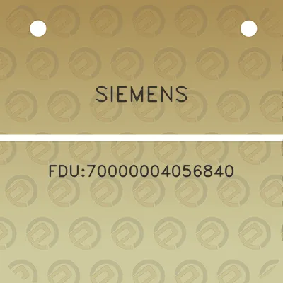 siemens-fdu70000004056840