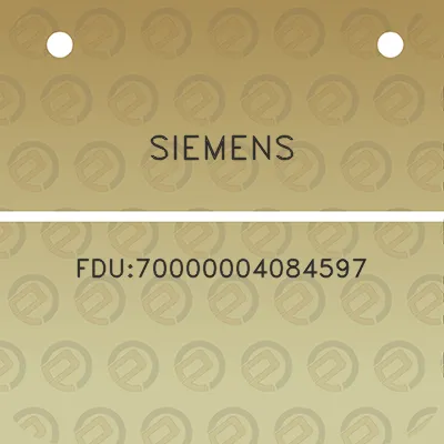 siemens-fdu70000004084597