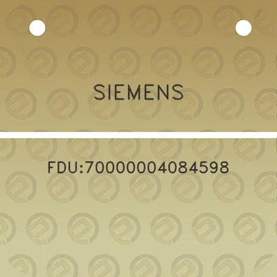 siemens-fdu70000004084598