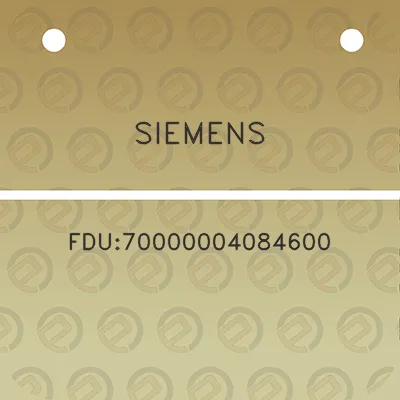 siemens-fdu70000004084600