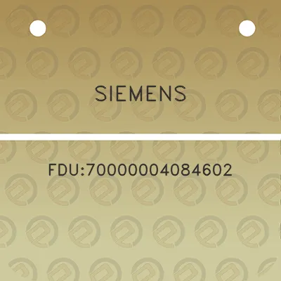 siemens-fdu70000004084602