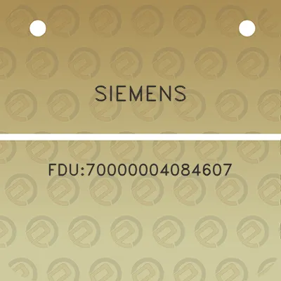 siemens-fdu70000004084607