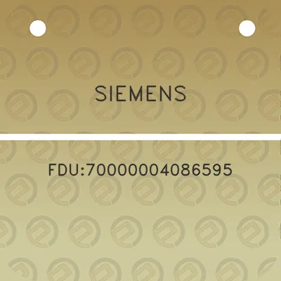 siemens-fdu70000004086595