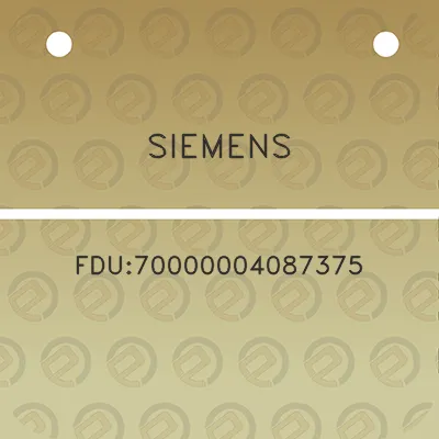 siemens-fdu70000004087375