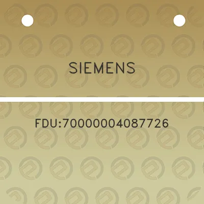 siemens-fdu70000004087726