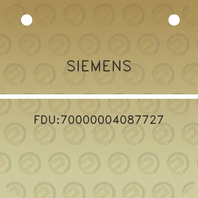 siemens-fdu70000004087727