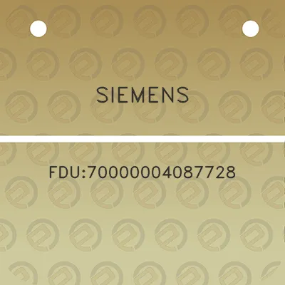 siemens-fdu70000004087728