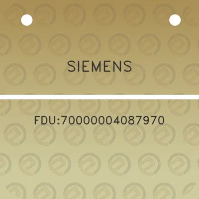 siemens-fdu70000004087970