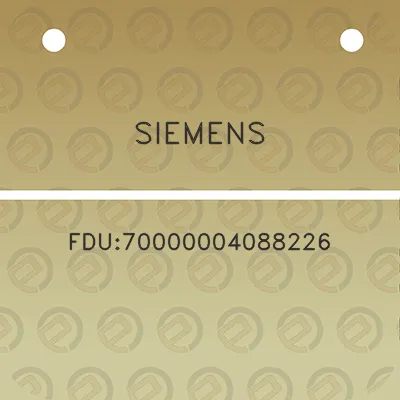 siemens-fdu70000004088226