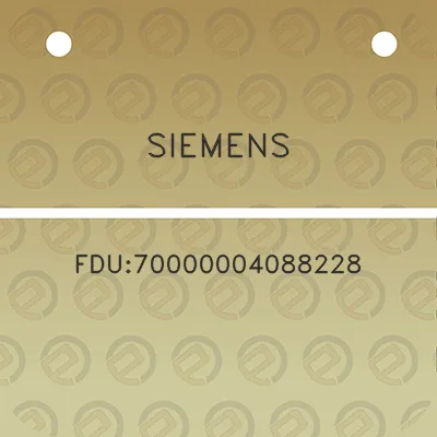 siemens-fdu70000004088228