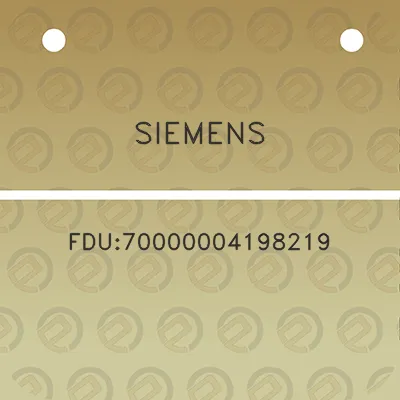 siemens-fdu70000004198219